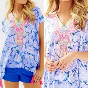 Lilly Pulitzer Sydney Caftan top size S/M